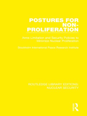 cover image of Postures for Non-Proliferation
